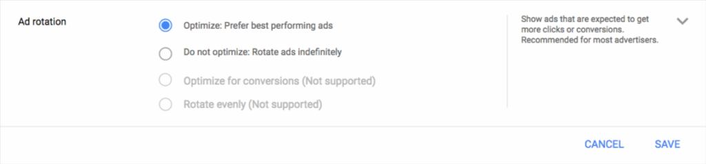 Google Adwords Ad Rotation Settings Update - Techifox