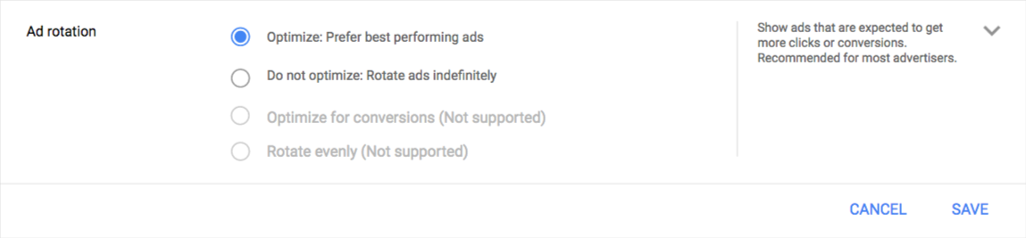 Google-ads-new-updated-ad-rotation-setting