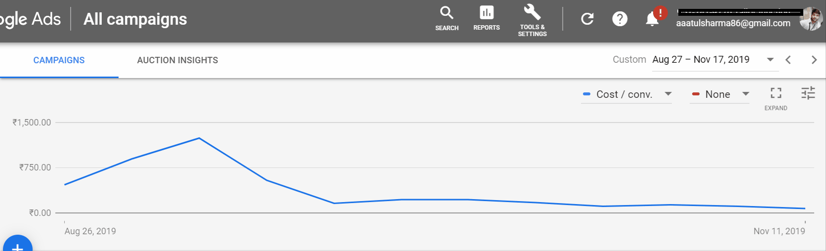 Google Ads CPA Improvement for client