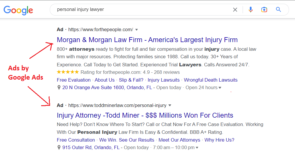 Google Ads Agency for Lawyer