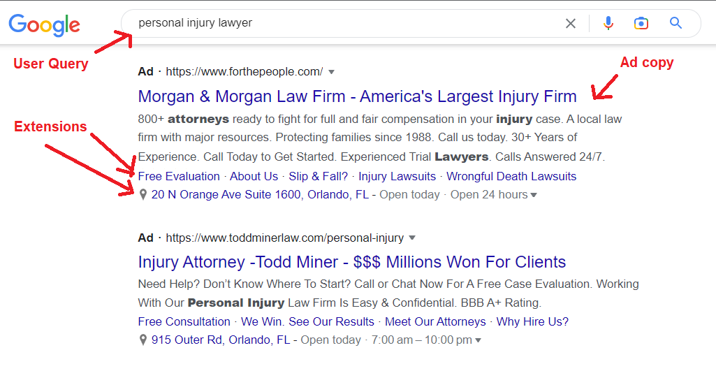 Google Ads agency for law firms
