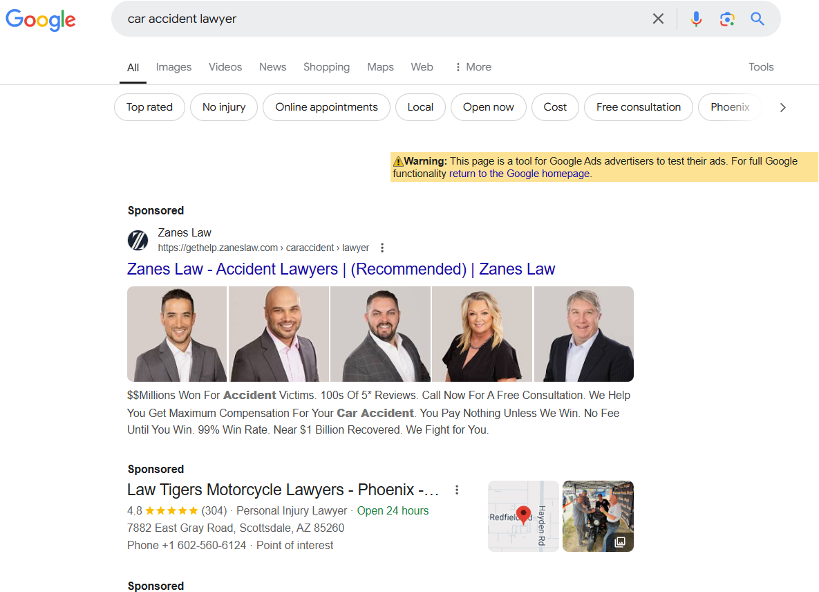 Our-Personal-Injury-Law-Firm-Appraring-in-Google-Ads-New-Ad-Format